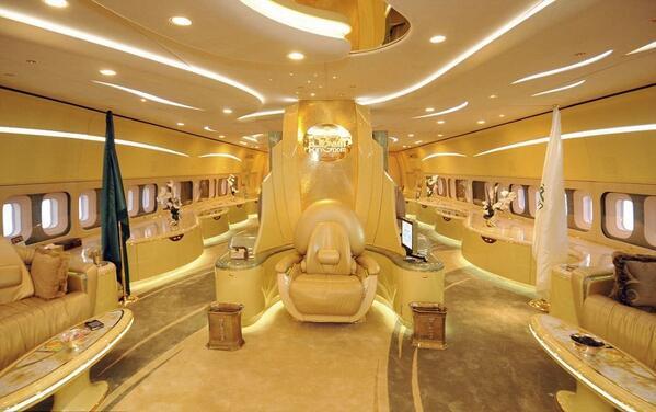 Սաուդյան Արաբիայի թագավորի ինքնաթիռը.լուսանկարներ
