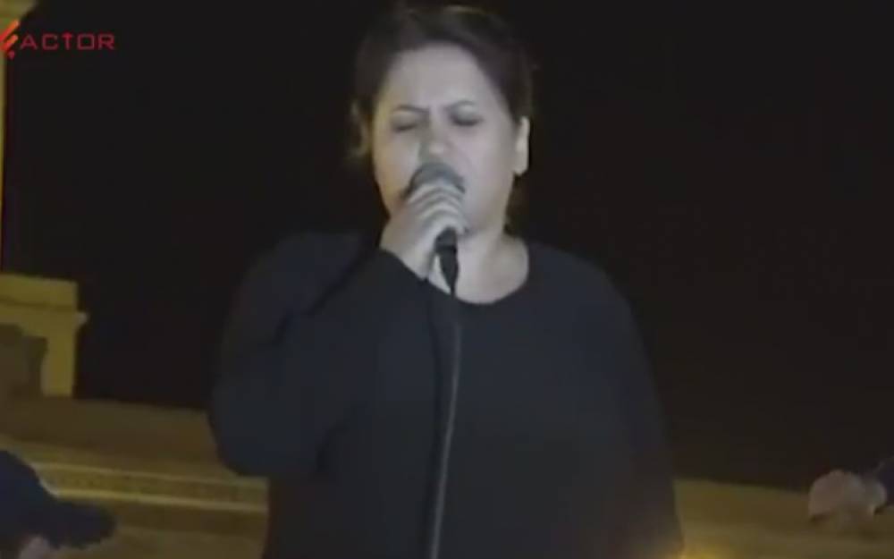 Սոնա Շահգելդյանի ոգեշնչող կատարումը «Մերժիր Սերժին» քաղաքացիական ցույցի ժամանակ (տեսանյութ)