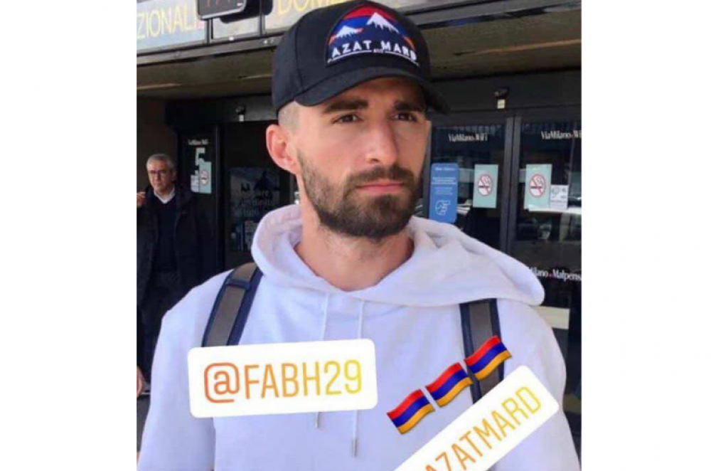 «Միլանի» ֆուտբոլիստը Արարատ լեռան պատկերով գլխարկ է կրել