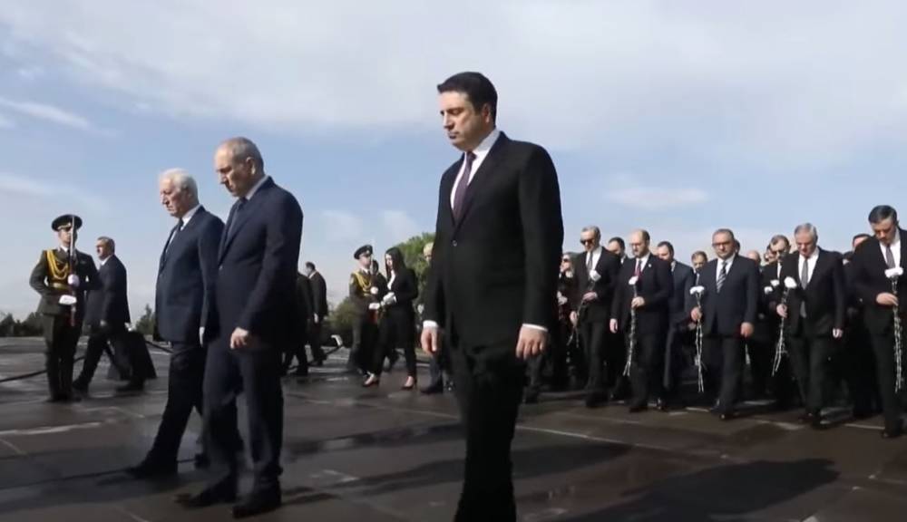 Ուղիղ․ Փաշինյանը Ծիծեռնակաբերդում է․ Ցեղասպանության 110-րդ տարելիցն է