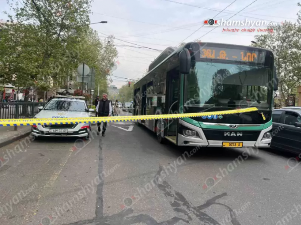 Երևանում «MAN» մակնիշի ավտոբուսը հետիոտնի համար նախատեսված անցման վայրում վրաերթի է ենթարկել հետիոտնին