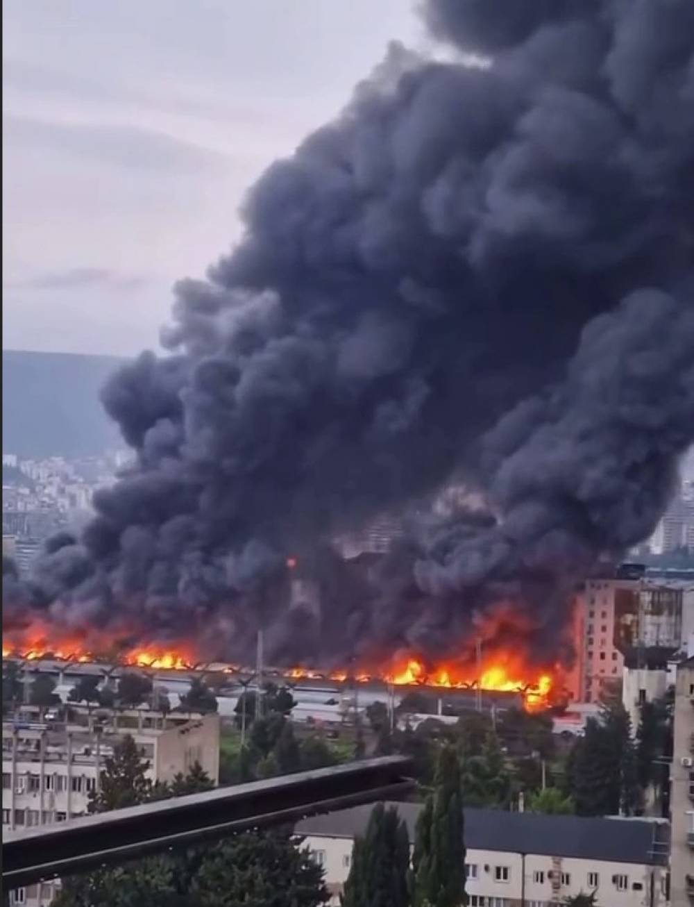 Թբիլիսիում ուժեղ հրդեհ է