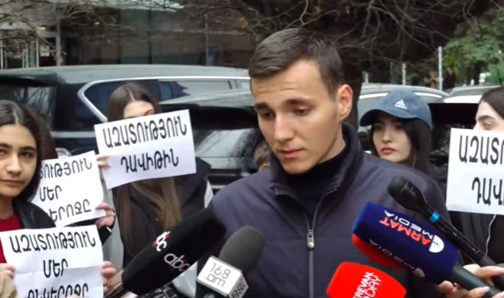 Մեր ակնկալիքն է, որ միջազգային հանրությունը տեսնի, թե ինչ է տեղի ունենում ՀՀ-ում դպրոցականների ու երիտասարդների հանդեպ. Դավիթ Մինասյանի դասընկեր