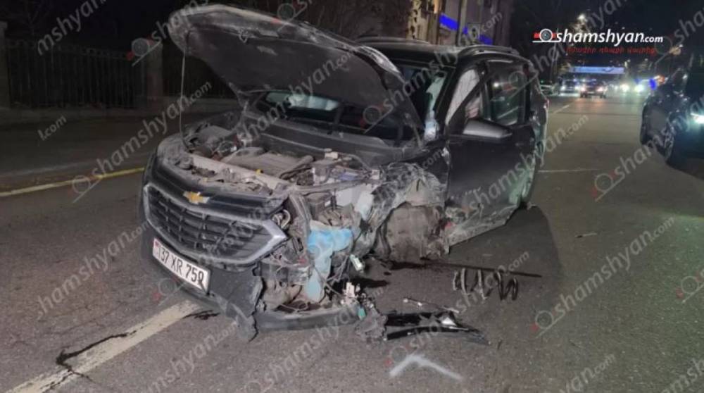 Ավտովթար՝ Երևանում. Հերացի փողոցում բախվել են «Chevrolet»-ն ու «Opel Zafira»-ն. կա 5 վիրավոր