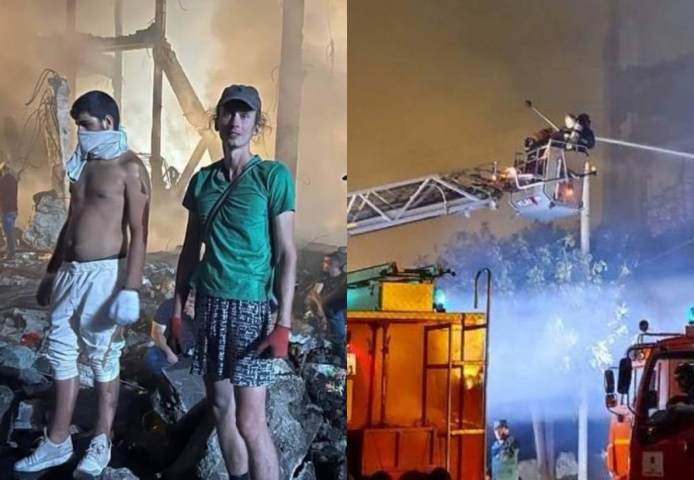 Ռուս զբոսաշրջիկները կամավոր միացել են փրկարարական աշխատանքին. (լուսանկար)