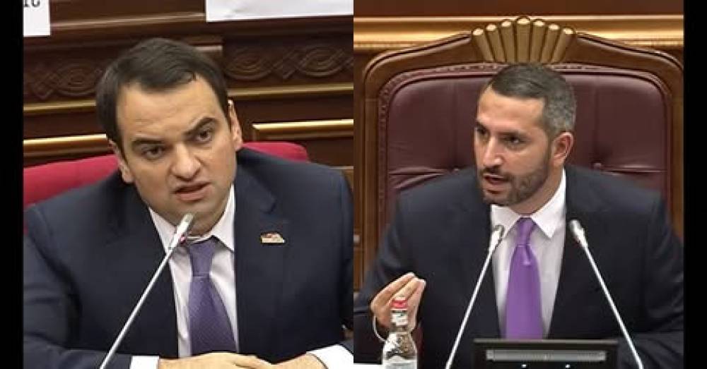 Լարված մթնոլորտ ԱԺ-ում․ Կարապետյանն ու Ռուբինյանը վիճեցին