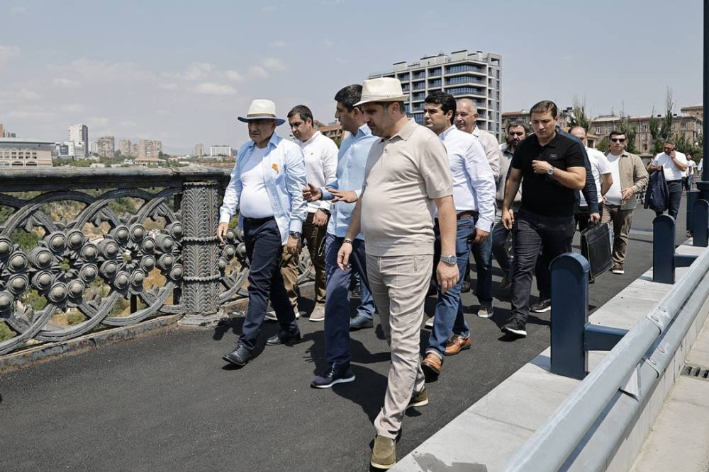 Փաշինյանը ծանոթացել է Կիևյան կամրջի հիմնանորոգման աշխատանքներին