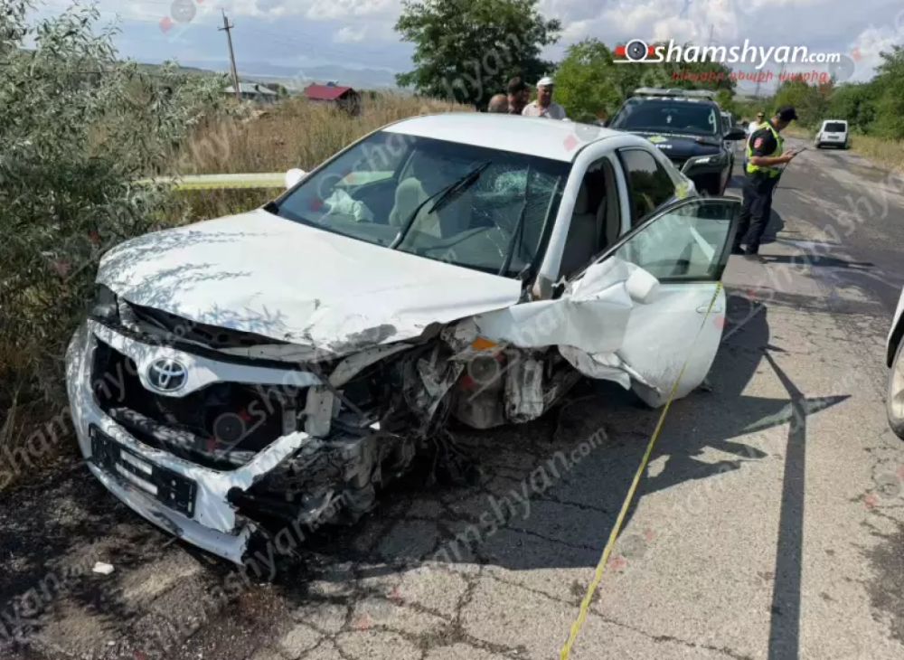 Գյումրիում բшխվել են «BMW 320I»-ն և «Toyota Camry»-ն․ կա վիրшվոր