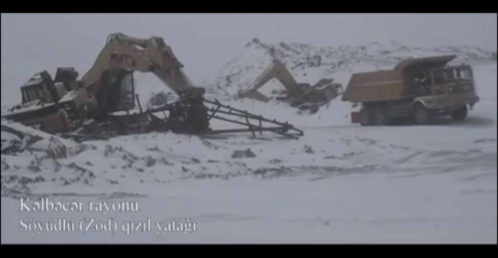 Հանքի մի մասը տեխնիկայի հետ թշնամու մոտ է(տեսանյութ)