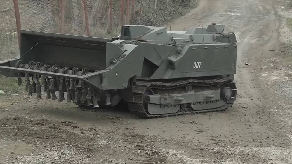 Լեռնային Ղարաբաղում օգտագործել են «Ուրան-6» ականազերծող ռոբոտ