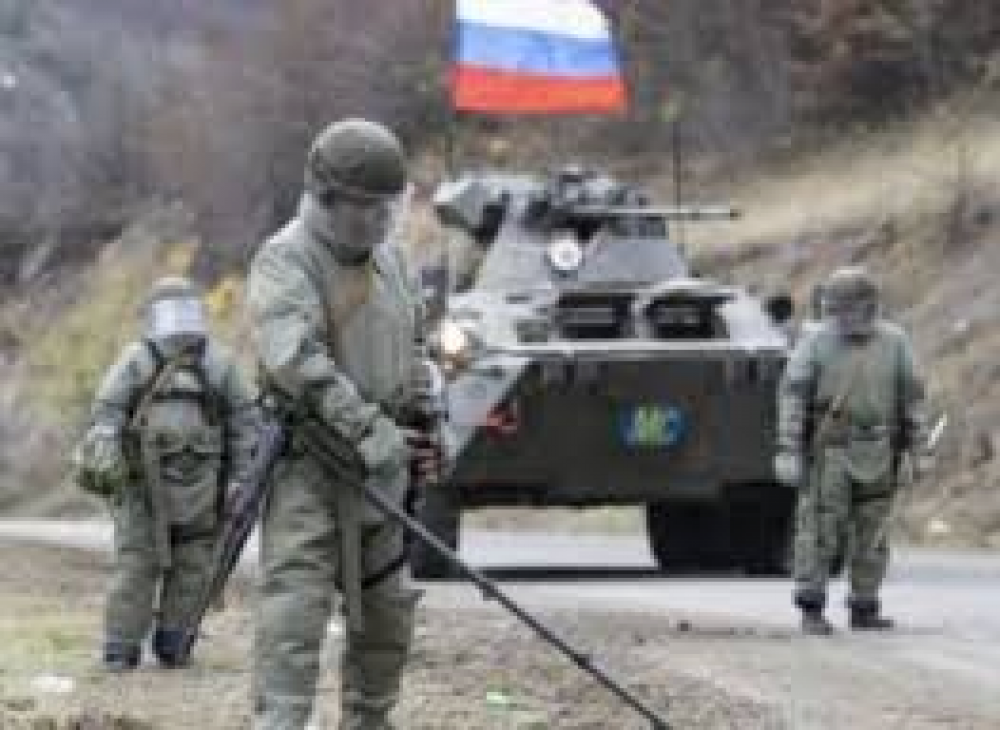 Ռուս խաղաղապահներն ավարտում են Ստեփանակերտի հյուսիսային ծայրամասի ականազերծումը