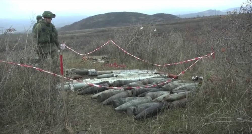 Ռուսաստանի պաշտպանության նախարարության մասնագետները Ղարաբաղում ընդհանուր առմամբ վնասազերծել են 175 հա տարածք