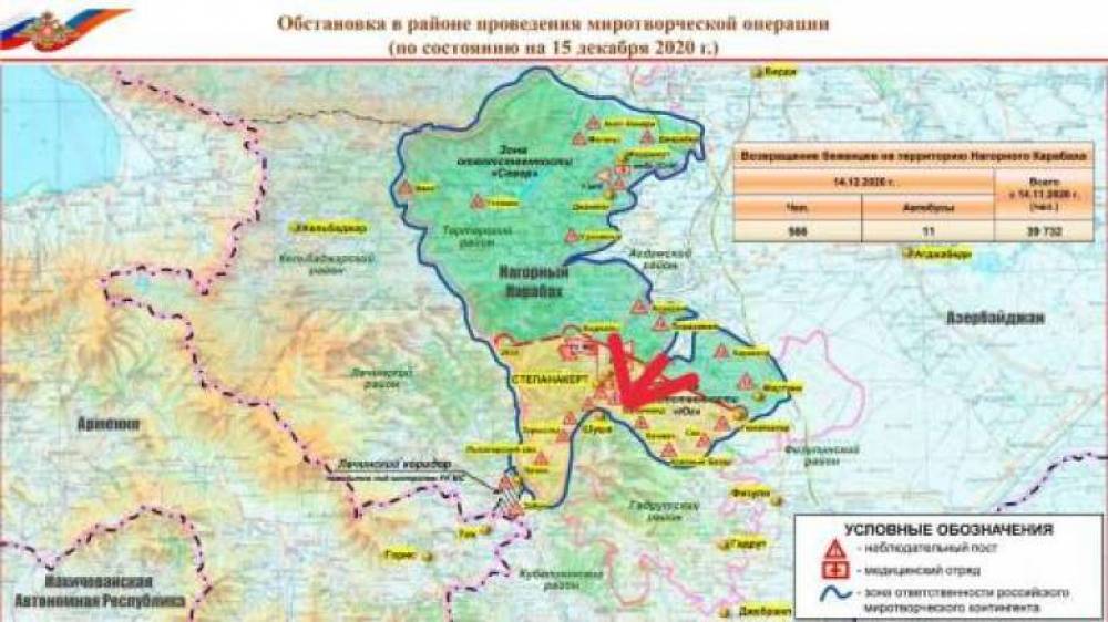 Շոշ գյուղը խաղաղապահների և Արցախի ՊԲ վերահսկողության գոտում է