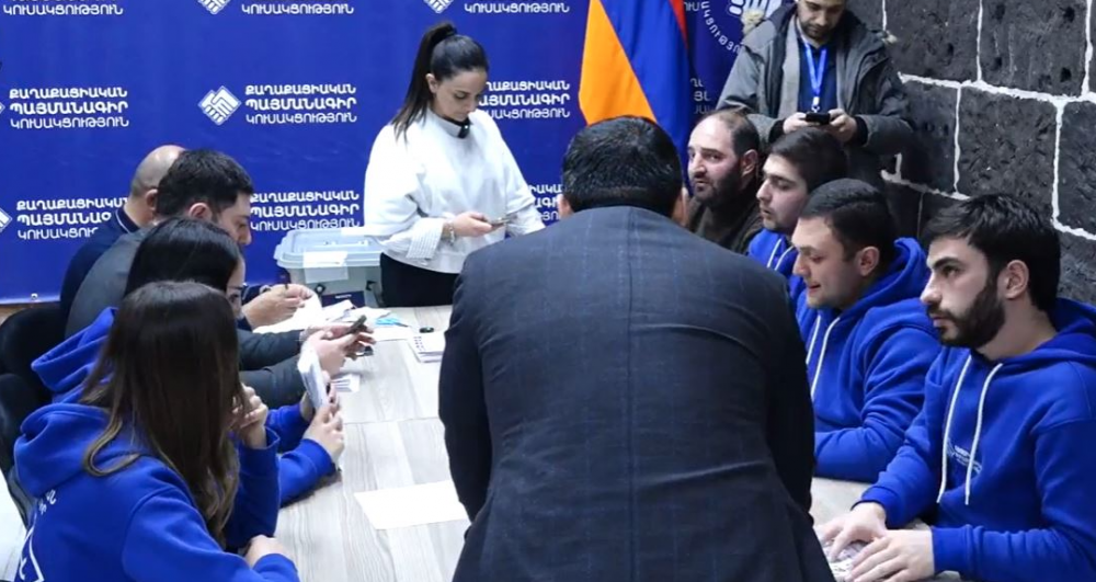 Ձայների բաշխվածությունը Գյումրիում ժամը 23։00-ի դրությամբ