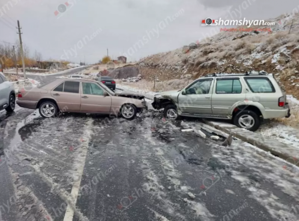 Կոտայքի մարզում բախվել են «Mercedes»-ն ու «Infiniti»-ն. կա տուժած