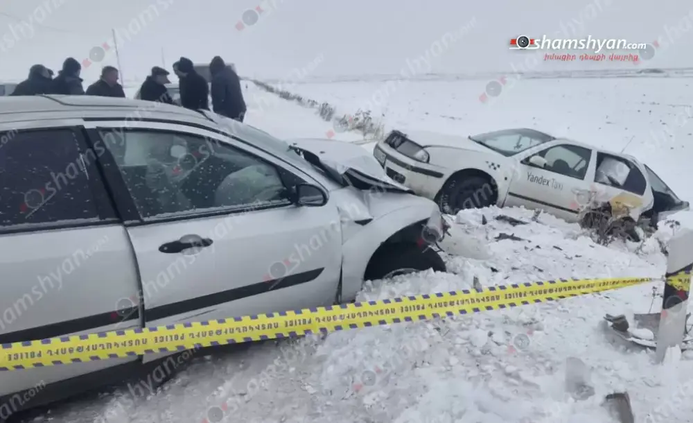 Գեղաձորում բախվել են «Ford Focus»-ը և «Scoda»-ն․ վերջինը հայտնվել է երթևեկելի գոտուց դուրս