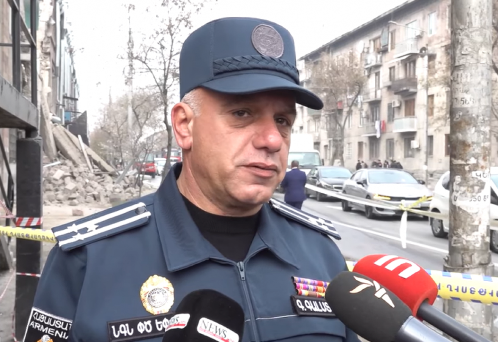 Դաշնամուրի նախկին գործարանում գազի արտահոսք է եղել. փլուզումից ոտքի վնասվածքով մեկ տուժած հոսպիտալացվել է. Երևանի փրկարարական վարչության պետ