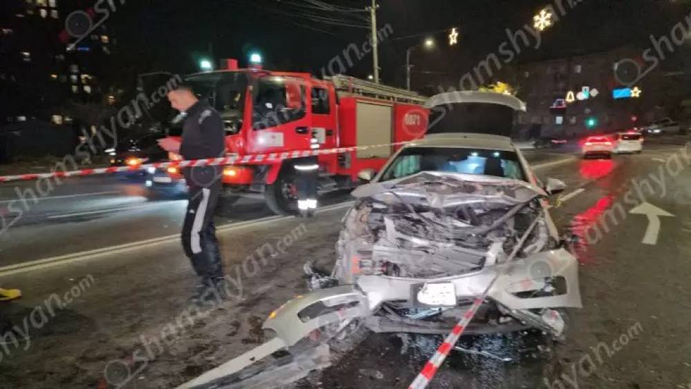 Խոշոր ավտովթար՝ Երևանում․ բախվել են «Chevrolet Volt»-ը և «Opel Astra»-ն․ կան վիրավորներ