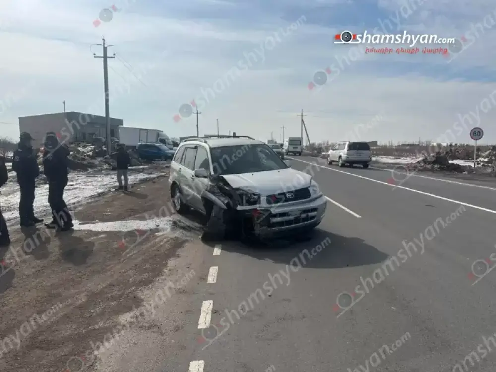 Երևան-Վանաձոր ավտոճանապարհին բшխվել են «Toyota Rav 4»-ը և «Opel Zafira»-ն․ կան վիրшվորներ