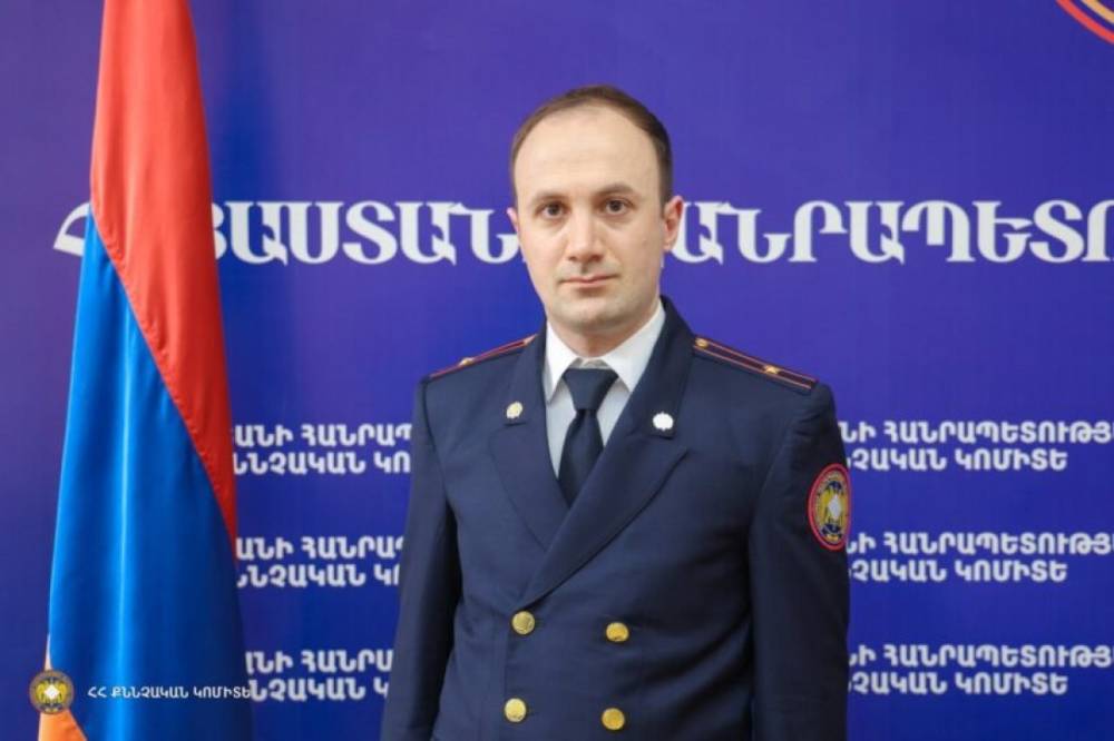 Արամ Ղուկասյանը նշանակվել է ՔԿ Արմավիրի մարզային քննչական վարչության Վաղարշապատի քննչական բաժնի պետ