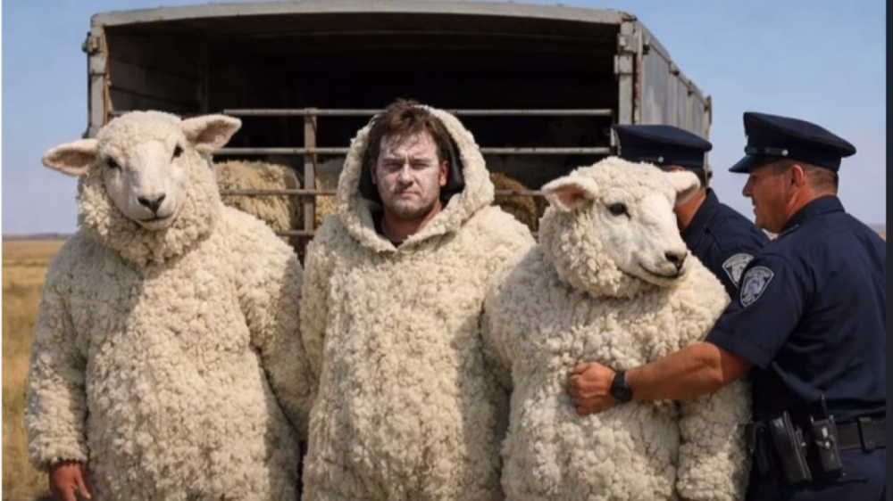 Երեք տղամարդ քողարկվել են գառան մորթիներով և փորձել անասունների հետ խառնված սահման հատել