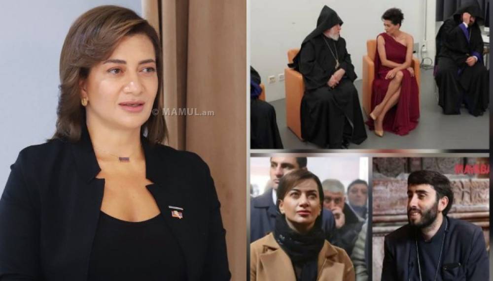 «Առաջին լուսանկարի «հոգևորականը» նույնքան կապ ունի եկեղեցու հետ, որքան իմ տվյալ զգեստը»․ Աննա Հակոբյան