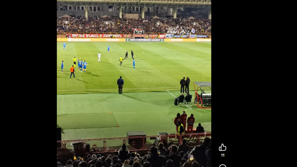 «Նոա» - «ԱԶ Ալկմար» խաղում երկրպագու ներխուժեց խաղադաշտ