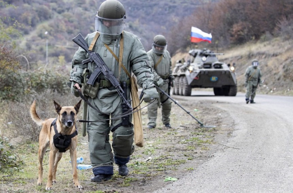 Ռուս խաղաղապահները ԼՂ-ում ավելի քան 427 հա տարածք են ականազերծել, վնասազերծվել է 19,6 հազար պայթուցիկ առարկա. ՌԴ ՊՆ