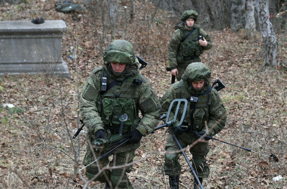 Արցախում առայսօր ականազերծվել է 446,4 հա տարածք և 165 կմ ճանապարհ, հայտնաբերել է 22 542 պայթուցիկ առարկա․ ՌԴ ՊՆ