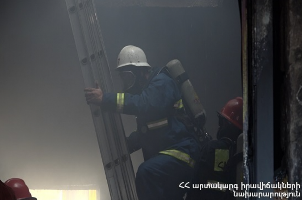Հրդեհ` Իջևանում. այրվել է գարեջրի չգործող գործարանի տանիքը