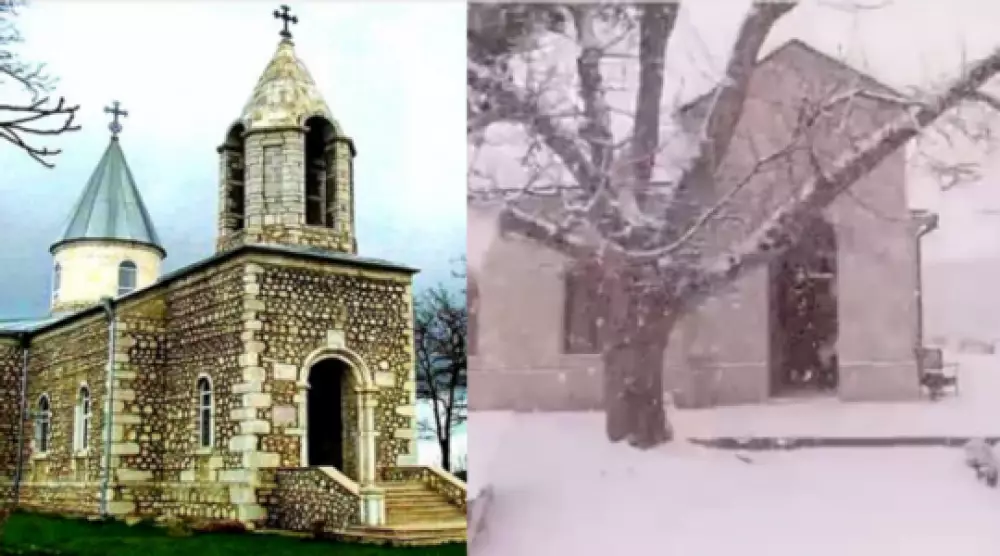 Ադրբեջանցիները սրճարանի են վերածել Շուշիի Կանաչ ժամ եկեղեցու տարածքը (տեսանյութ)
