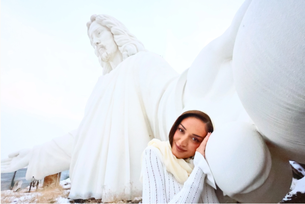 Չեմ կարող բառերով նկարագրել մթնոլորտը, որը տիրում է թե՛ լեռան վրա, թե՛ հենց արձանի մոտ. մինչև հիմա տպավորության տակ եմ. Գոհար Ավետիսյան