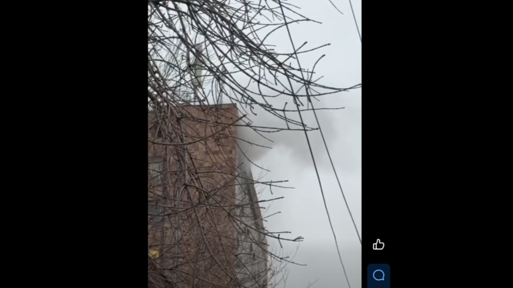 Հրդեհ՝ ՀՀ ոստիկանության Երևան քաղաքի վարչության շենքում