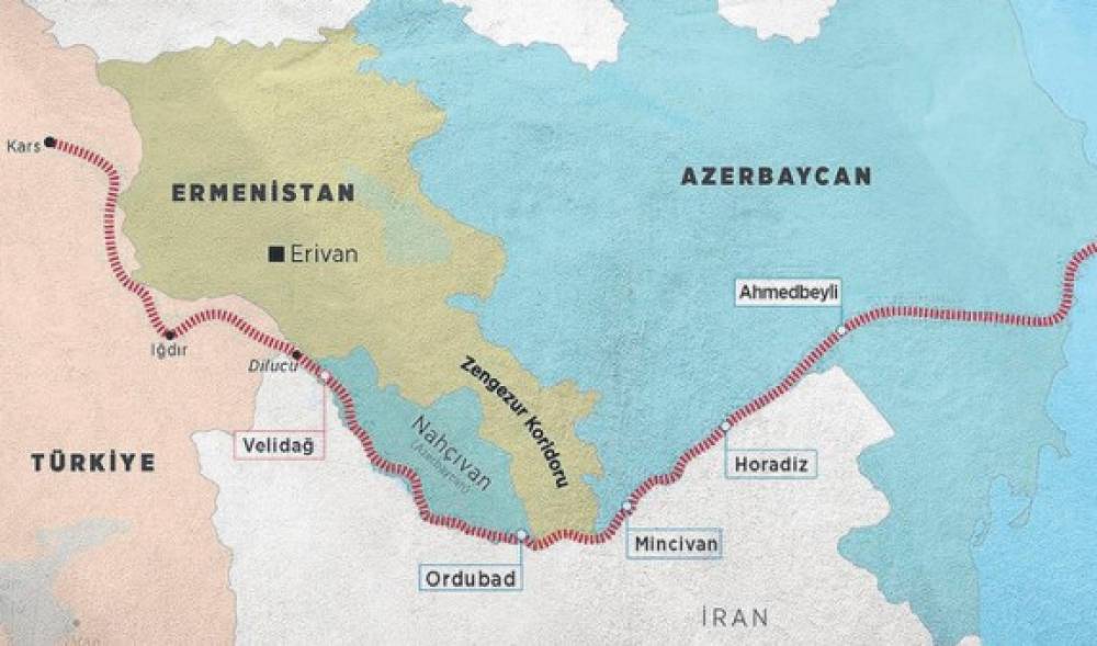 Թուրքական թերթը «Զանգեզուրի միջանցքը» անվանել է «Թուրանի ճանապարհ»