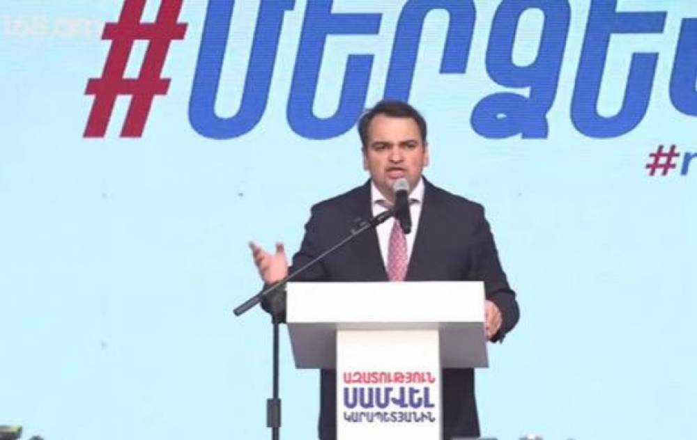 Քանդողներն ապագա չունեն Հայաստանում, ապագան կառուցողներինն է. Նարեկ Կարապետյան