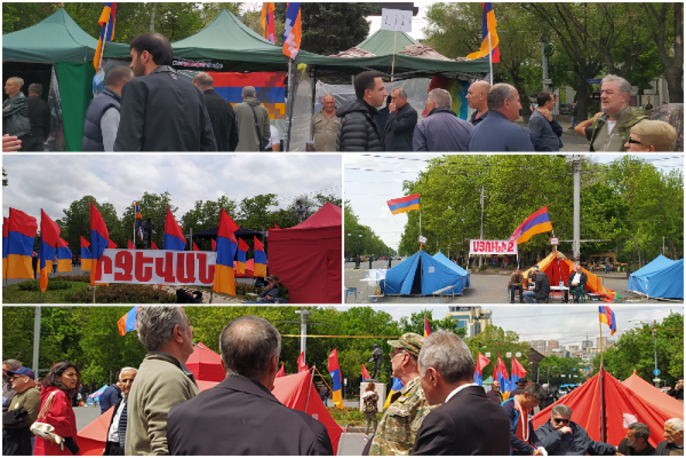 Վոլոդինի եւ Լավրովի այցերի կապակցությամբ ոստիկանական ուժերով հանել Ֆրանսիայի հրապարակի վրանները