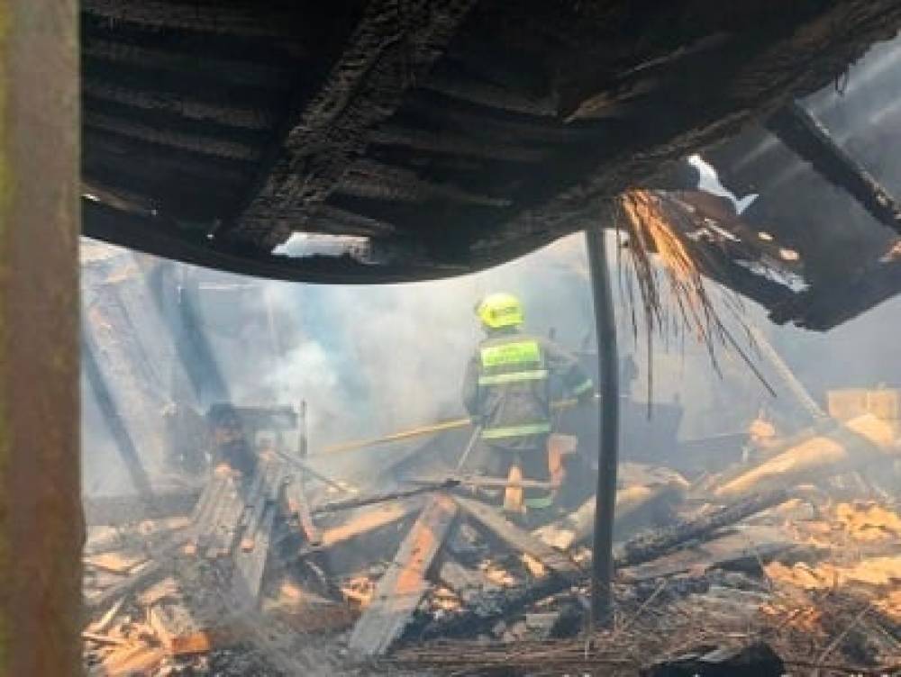 Հրդեհ՝ Գեղադիր գյուղում. այրվել է տանիքն ու մրգի սառնարանը