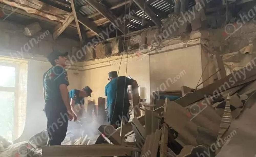 Փլուզում՝ Երևանում. Շենգավիթում 3-հարկանի շենքի տանիքը փլուզվել է հյուրասենյակի վրա