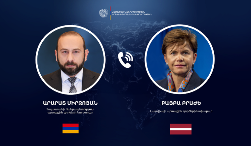 Հայաստանի և Լատվիայի ԱԳ նախարարներն անդրադարձել են ժողովրդավարական գործընթացները թիրախավորող հիբրիդային տարատեսակ գործողություններին