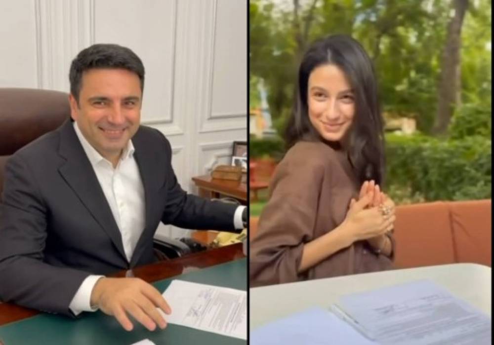 Մի դիմում էլ մենք ստորագրեցինք. Ալեն Սիմոնյանն ու նշանածը ստորագրել են ամուսնության պետական գրանցման փաստաթուղթը