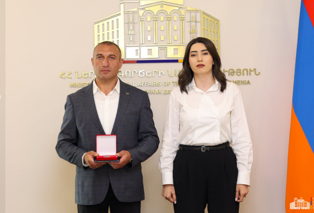 Վահե Մելքոնյանն ու Փամբակ գետում որոնողական աշխատանքներ իրականացրած մյուս ջրասուզակները պարգևատրվել են
