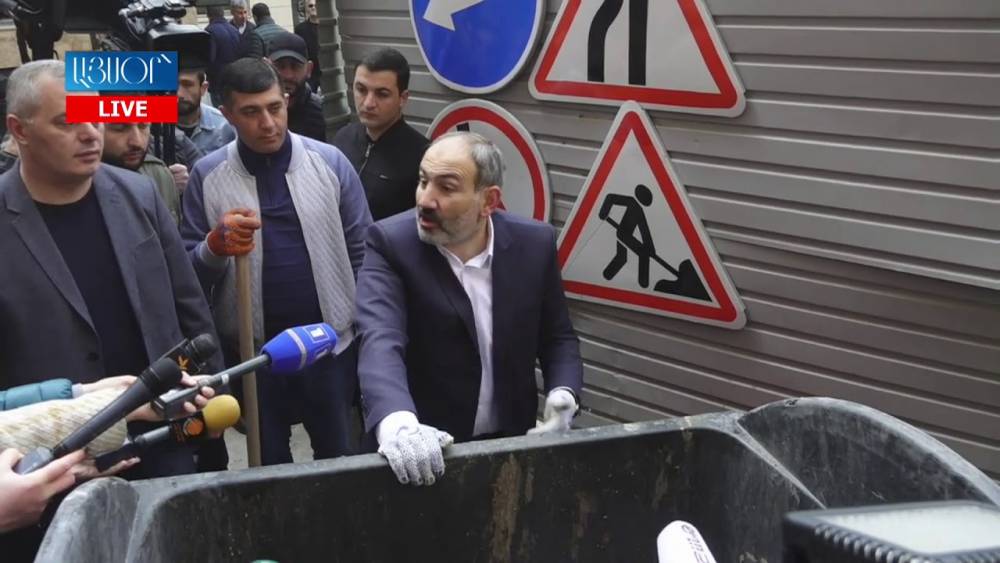 ՀՀ վարչապետ Նիկոլ Փաշինյանը մասնակցում է համապետական շաբաթօրյակին.live