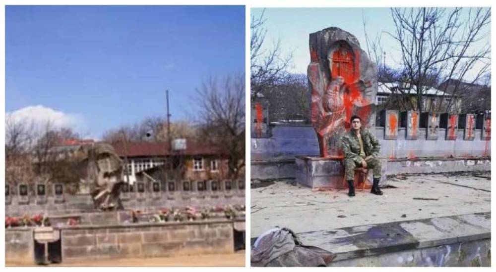 Ադրբեջանցիների վանդալիզմն` Ակնաղբյուր գյուղում