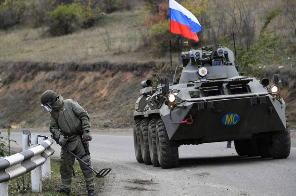 Ռուս խաղաղապահները ԼՂ-ում վերջին մեկ օրում 128 պայթյունավտանգ առարկա են ոչնչացրել