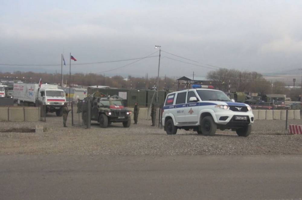 Ռուսական հումանիտար արձագանքման կենտրոնի 11-րդ շարասյունը 80 տոննա բեռ է տեղափոխել Քարվաճառ. ՌԴ ՊՆ