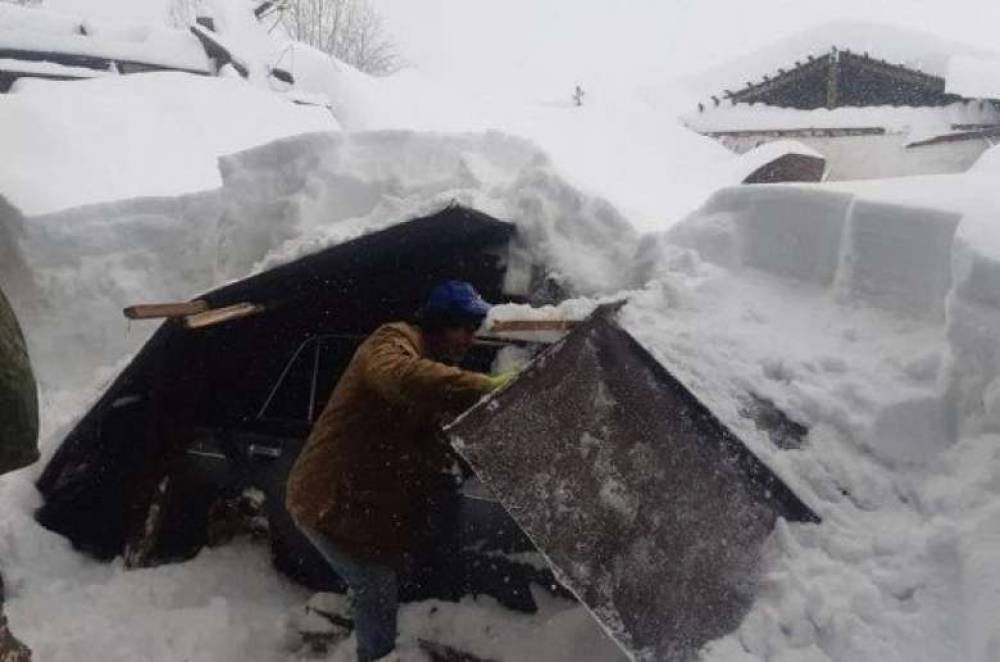 Արցախում առատ ձյան հետևանքով այսօր ևս փլուզումներ են եղել