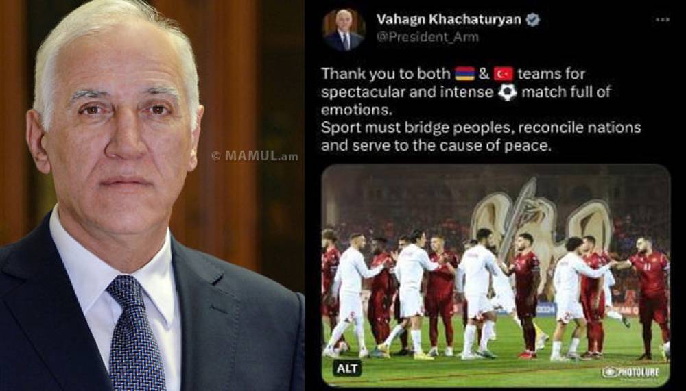 «Սպորտը պետք է հաշտեցնի ազգերին»․ ՀՀ նախագահ
