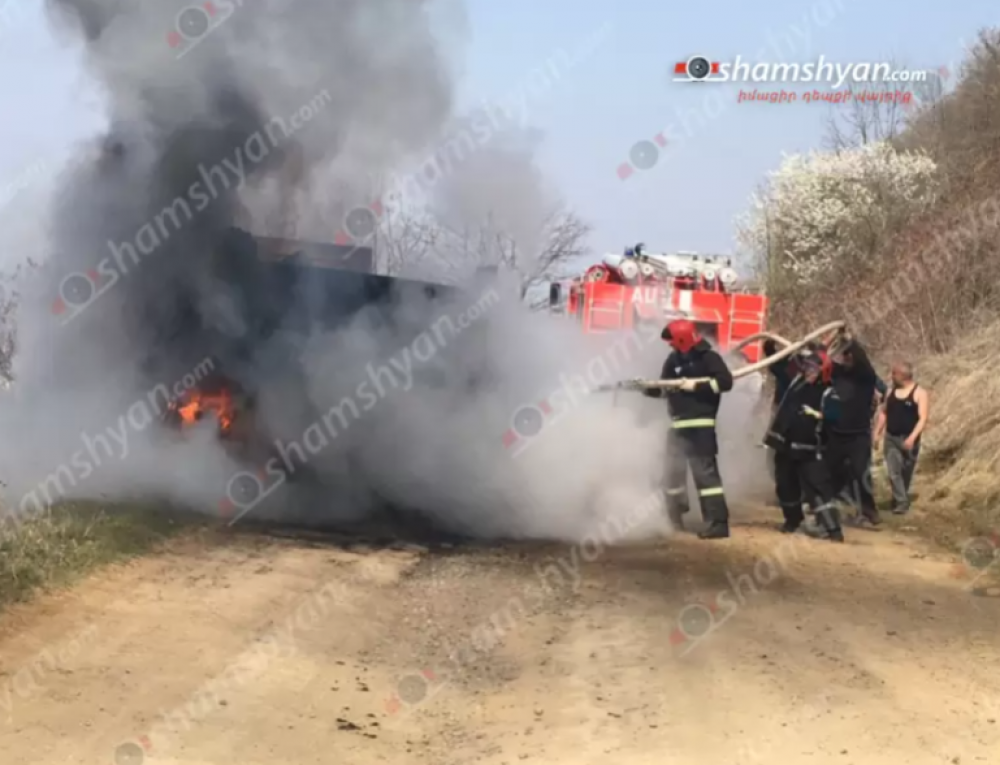 Պայթյուն՝ բեռնատարում