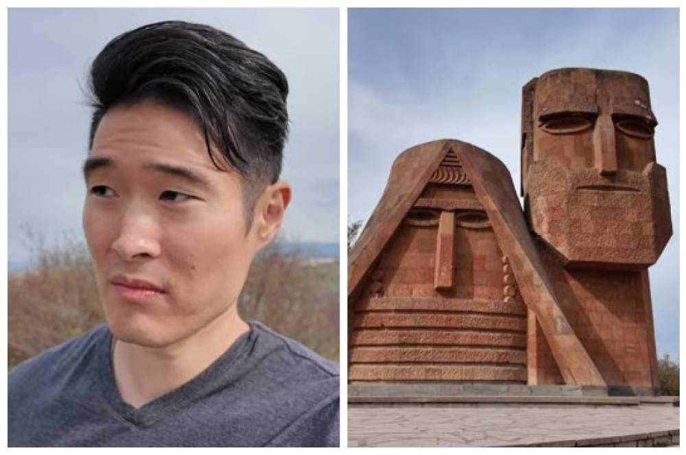 Անվնաս է մնացել միայն «Մենք ենք մեր սարերը» հուշարձանը. կորեացի բլոգերը ներկայացրել է Արցախի դատարկ փողոցներն ու ջնջվող հիշողությունները (Տեսանյութ)