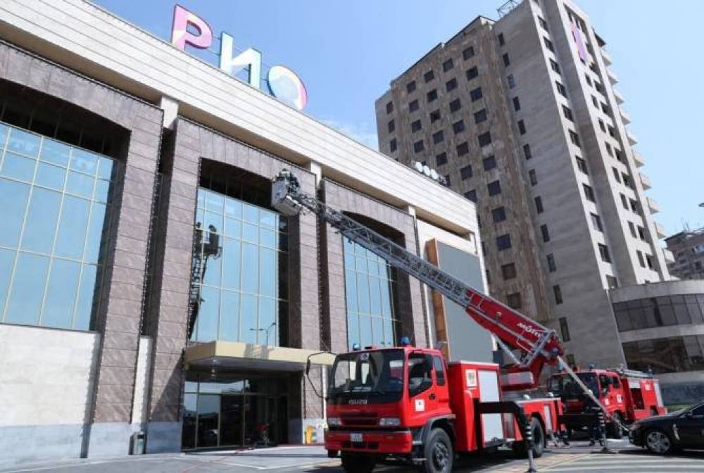 ԱԻՆ-ը հակահրդեհային վարժանք է իրականացրել «Ռիո մոլ» առևտրի կենտրոնում